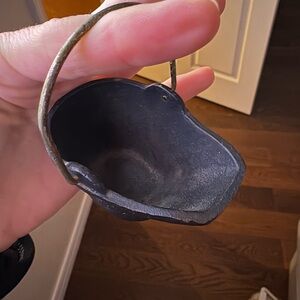 Rustic Black Metal Hanging Planter